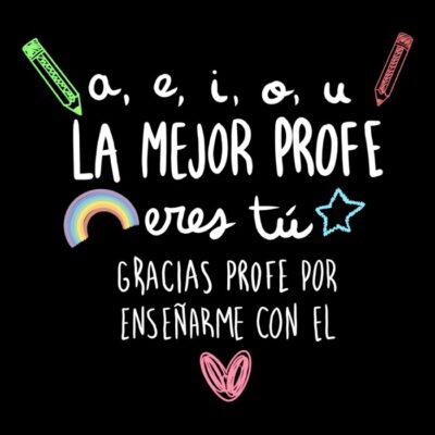 La mejor profe blanco