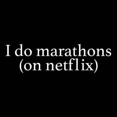 I do marathons black 2