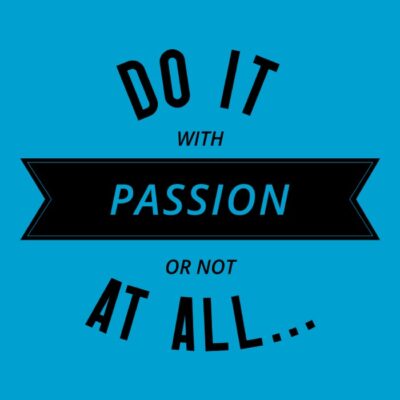 Do it with Passion black