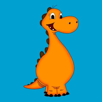 Dinosaurio Naranja