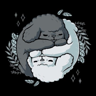 Poodle Yin Yang