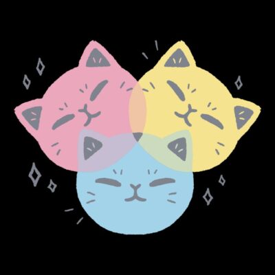 Kawaii CMYK Cat
