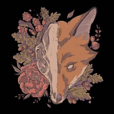 Autumn Fox Skull