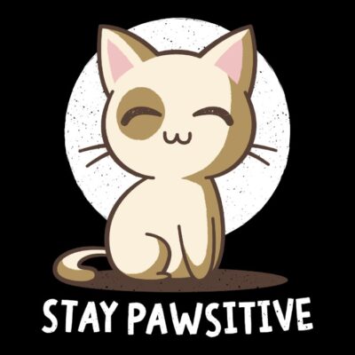 Pawsitive cat