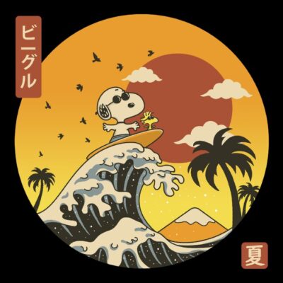 Kanagawa beagle snoopy