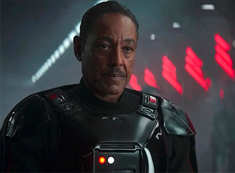 Imagen del personaje Moff Gideon de la serie The mandalorian.