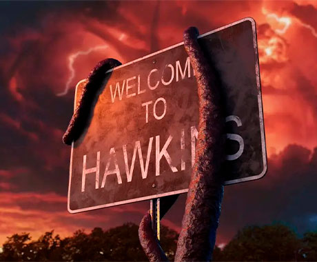 Cartel de Hawkins en Stranger Things