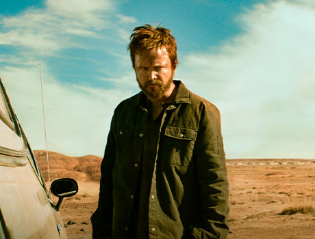 Imagen de Jesse Pinkman en la película El Camino de Breaking Bad.