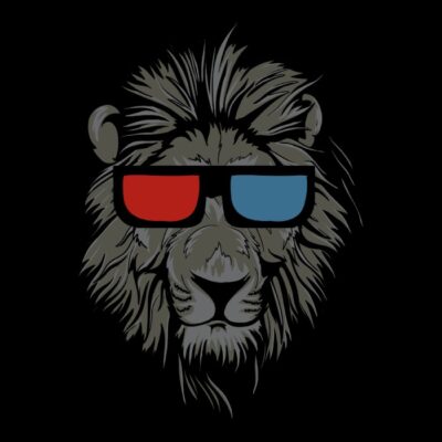 3D Lion Glasses