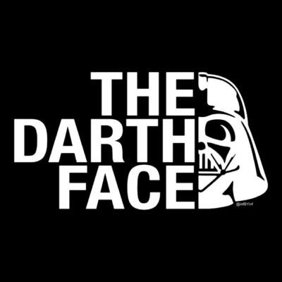 The darth face blanco