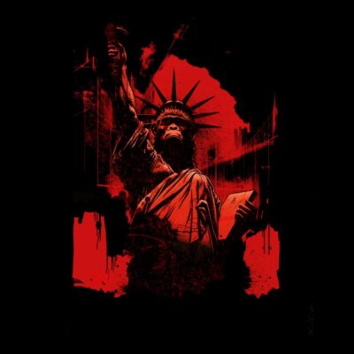 Planet of the apes Statue