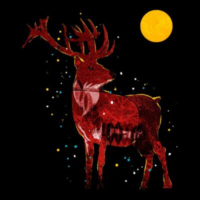 Mgical forest animals - the deer- cut ok