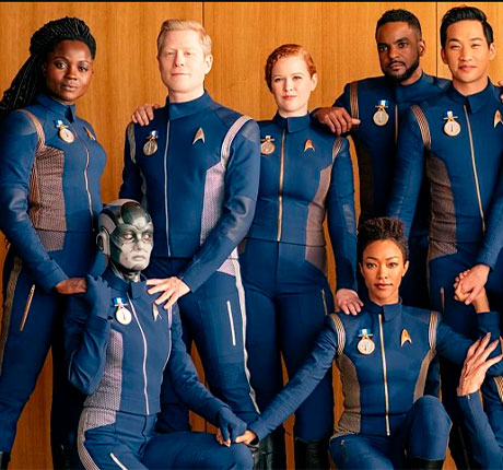 La tripulación de Star Trek Discovery