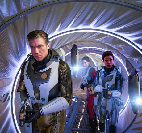 Paul Stamets y capitan Michael en Star Trek Discovery