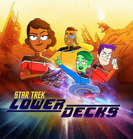 Los protagonistas de Star Trek Lower Decks