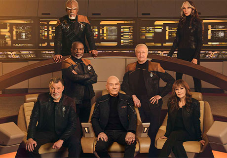 La vieja tripulación de Picard reunida en la serie de Star Trek Picard