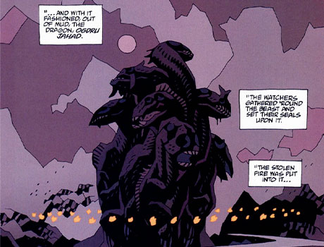 La entidad Ogdru Jahad del cómic de Hellboy