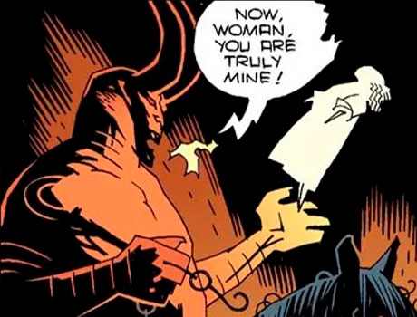 Los padres biológicos de Hellboy, Azazel y Sarah Hughes
