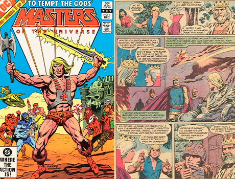 Primer mini cómic de He-Man