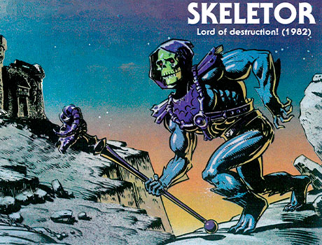 Primer aspecto de Skeletor el némesis de He-Man