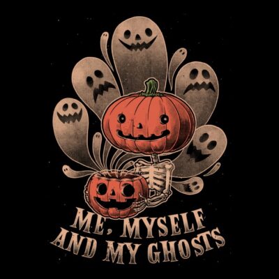 Pumpkin ghosts halloween cute