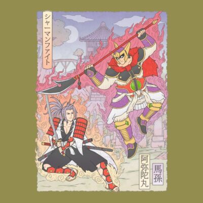 SHAMAN FIGHT UKIYO-E