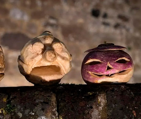 Nabos Huecos para Halloween