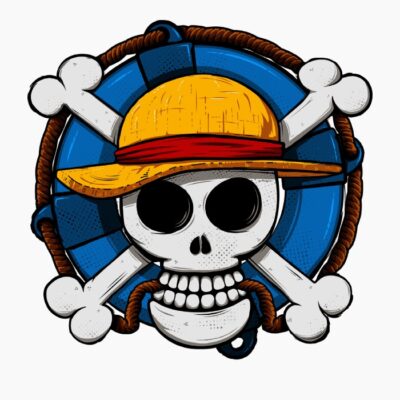 One piece skull mugiwara