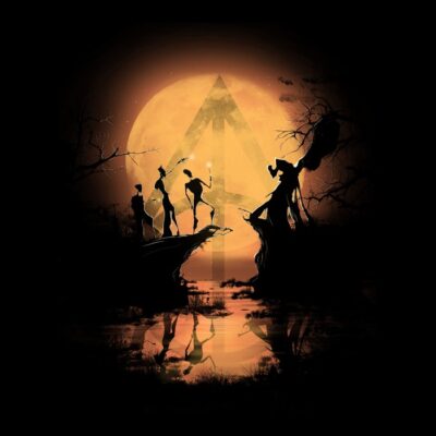 Hallows in moonlight