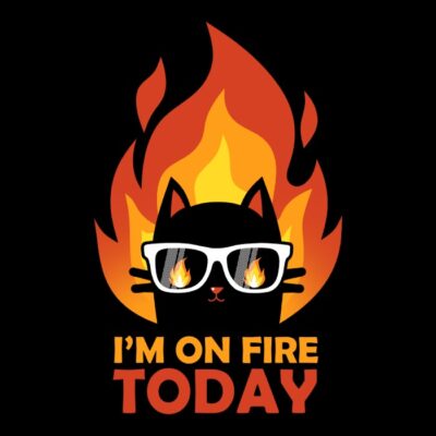 I'm on fire today