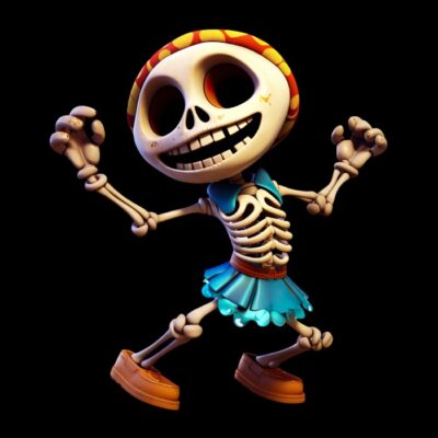 ESQUELETO BAILANDO 2