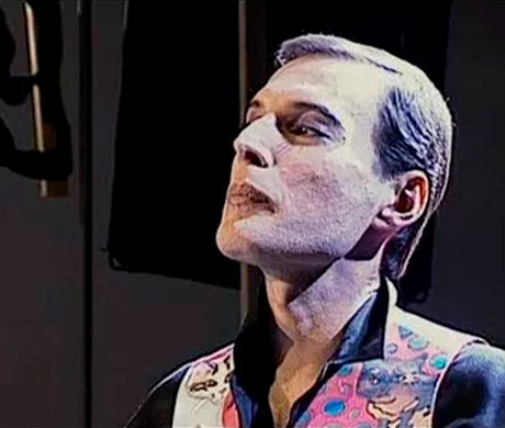 Freddie Mercury en su última aparición antes de su muerte