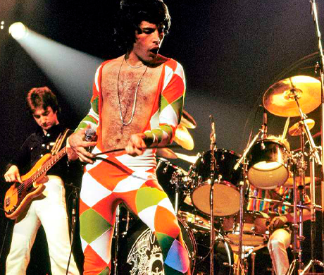 Queen tocando en 1977