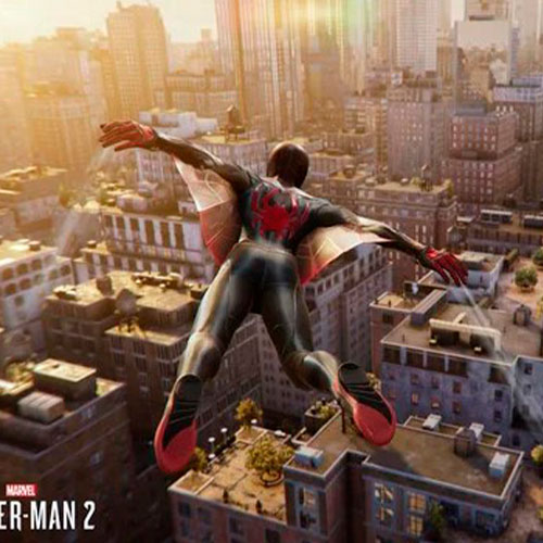 Miles morales planeando