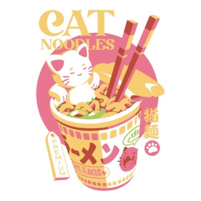 Cat Noodle - White