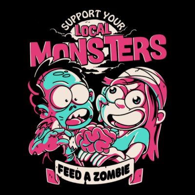 Support Your Local Zombie - fitasartwork
