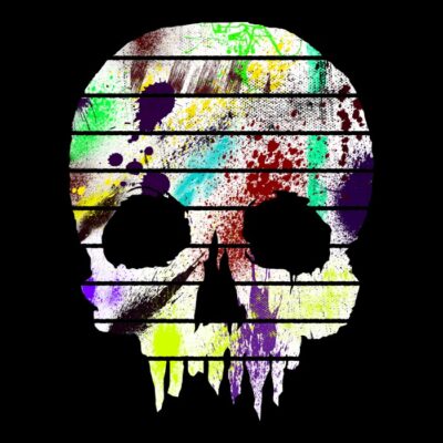 Colourful Skull