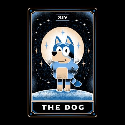 The Dog Tarot Card