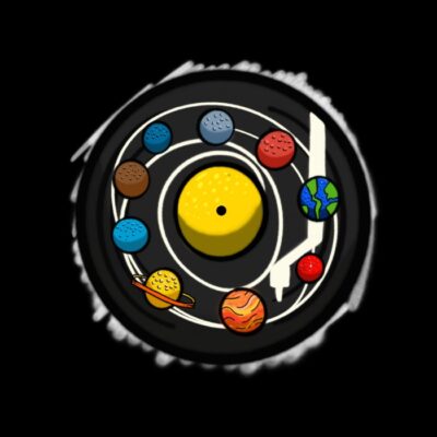 Sistema solar planetas vinyl records
