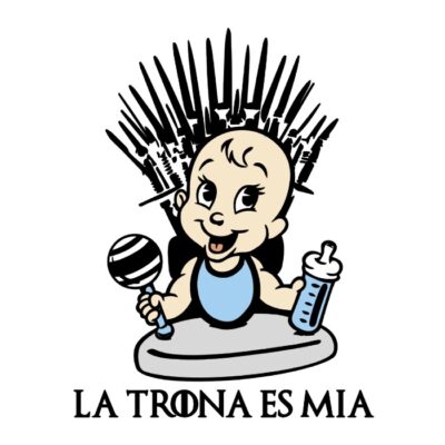 La trona es mía (color). Niño.