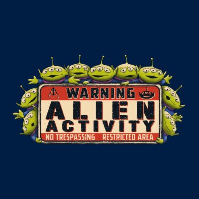 VINTAGE ALIEN WARNING