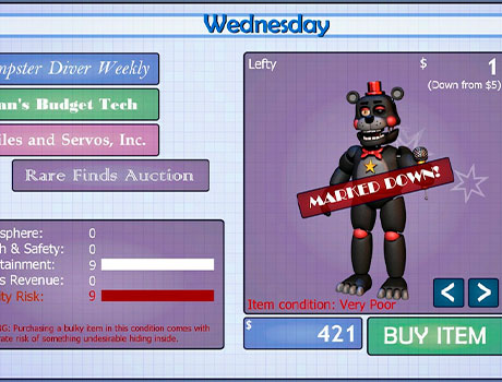 Freddy Fazbear's Pizzeria Simulator 2017
