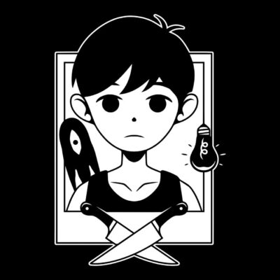 Black & White Young Boy