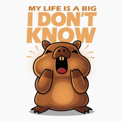 My life is a big  I DON'T KNOW