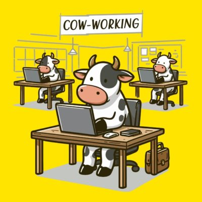 Cow-working.