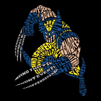 Lobezno / Wolverine en caligrafía