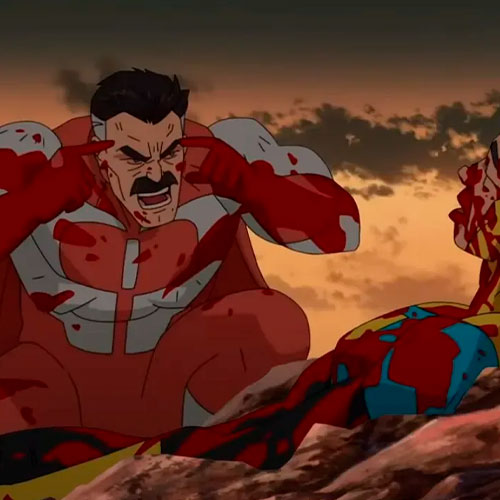 Omni man vs invencible