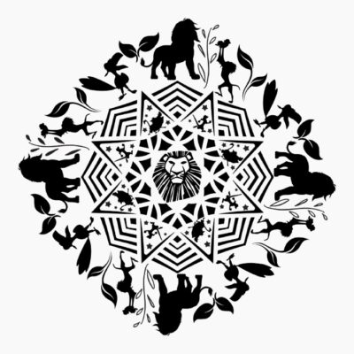 King of the lions mandala