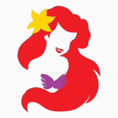 Mermaid silhouette colour