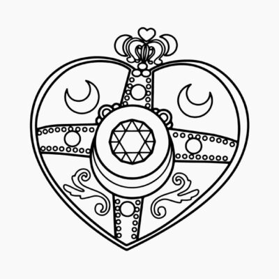 Female warrior Moon Joya corazón